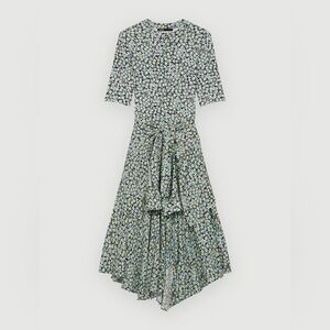 Maje Floral Print Dress